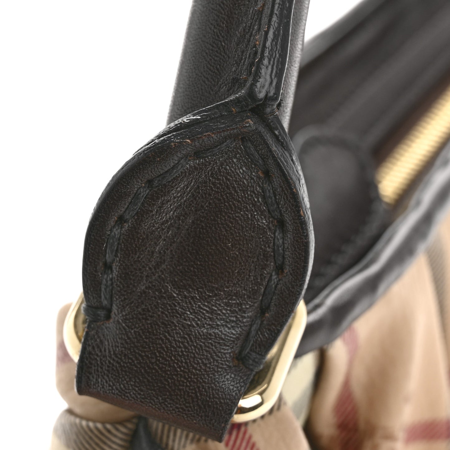 Haymarket Check Knot Shoulder Bag Chocolate