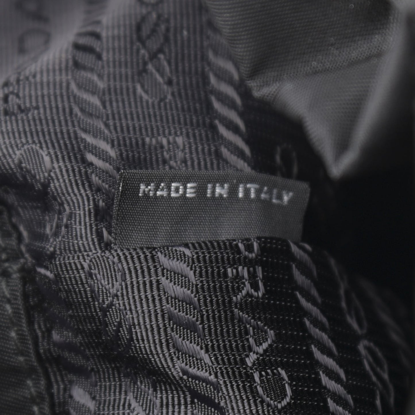 Re-Nylon Duet Drawstring Shoulder Bag Black