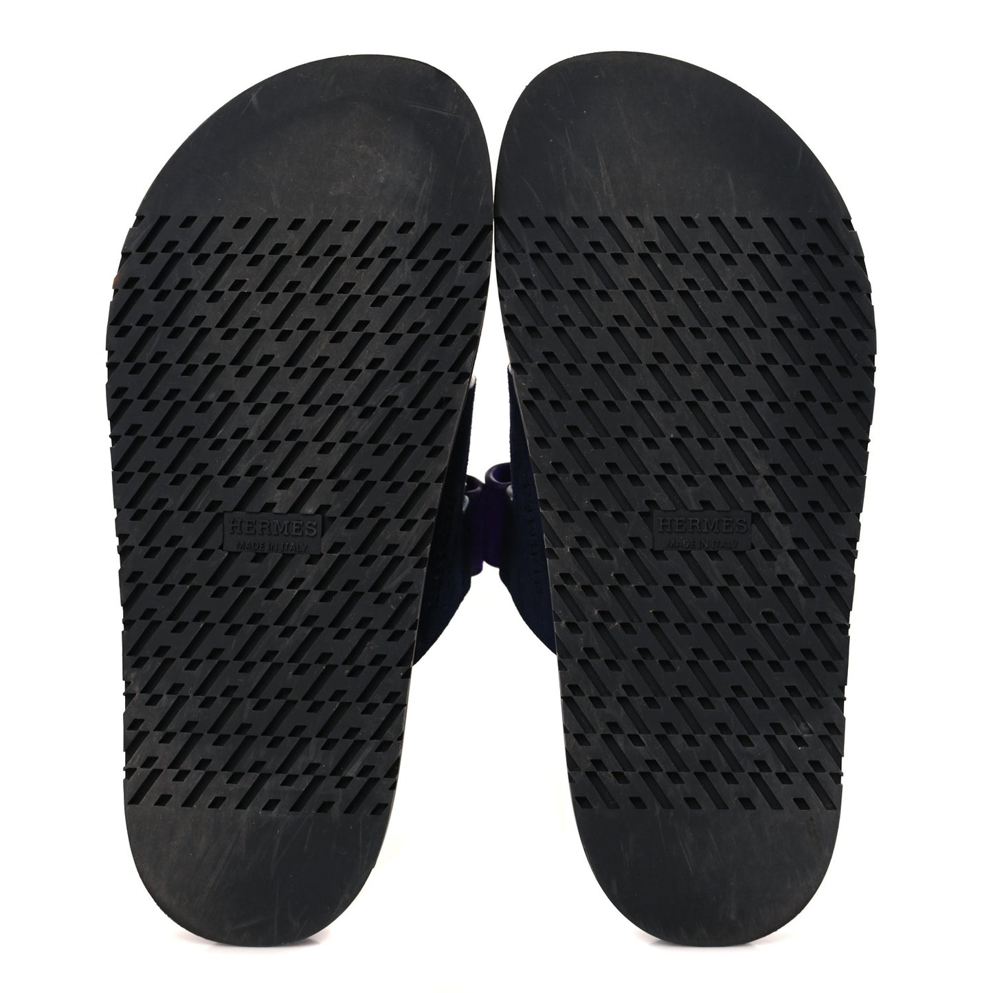 Suede Goatskin Womens Chypre Sandals 37 Marine Violet Majorette