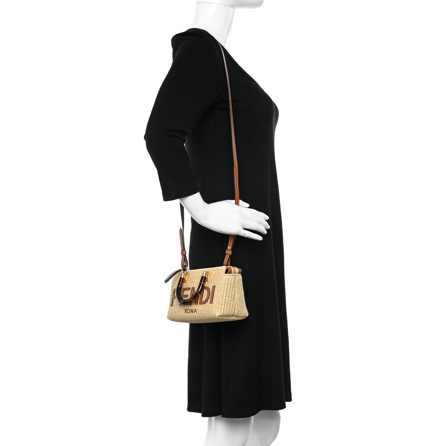 Paglia Chicco Riso Vitello King Plexiglass Logo Embroidered Mini By The Way Top Handle Boston Bag Alchemy Brandy