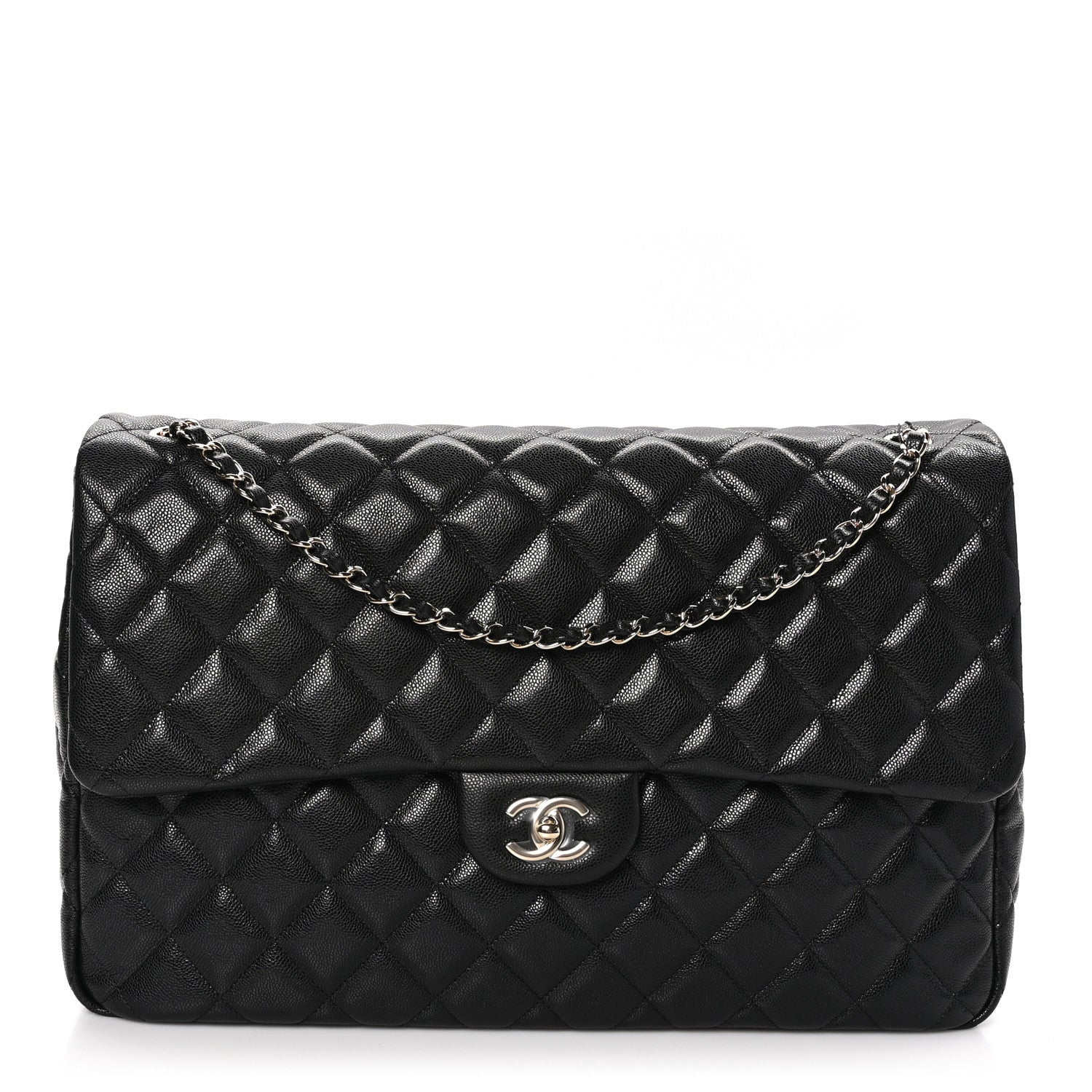 Chanel Caviar Quilted XXL Travel Flap Bag Black 1 of 10