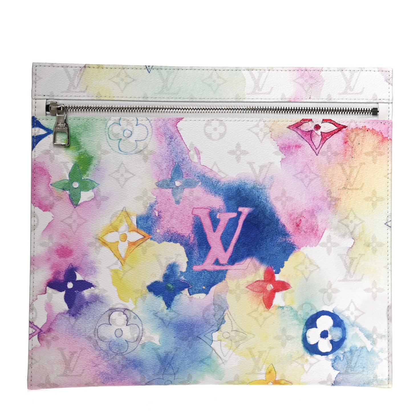 Monogram Watercolor New Tote Pochette Multicolor