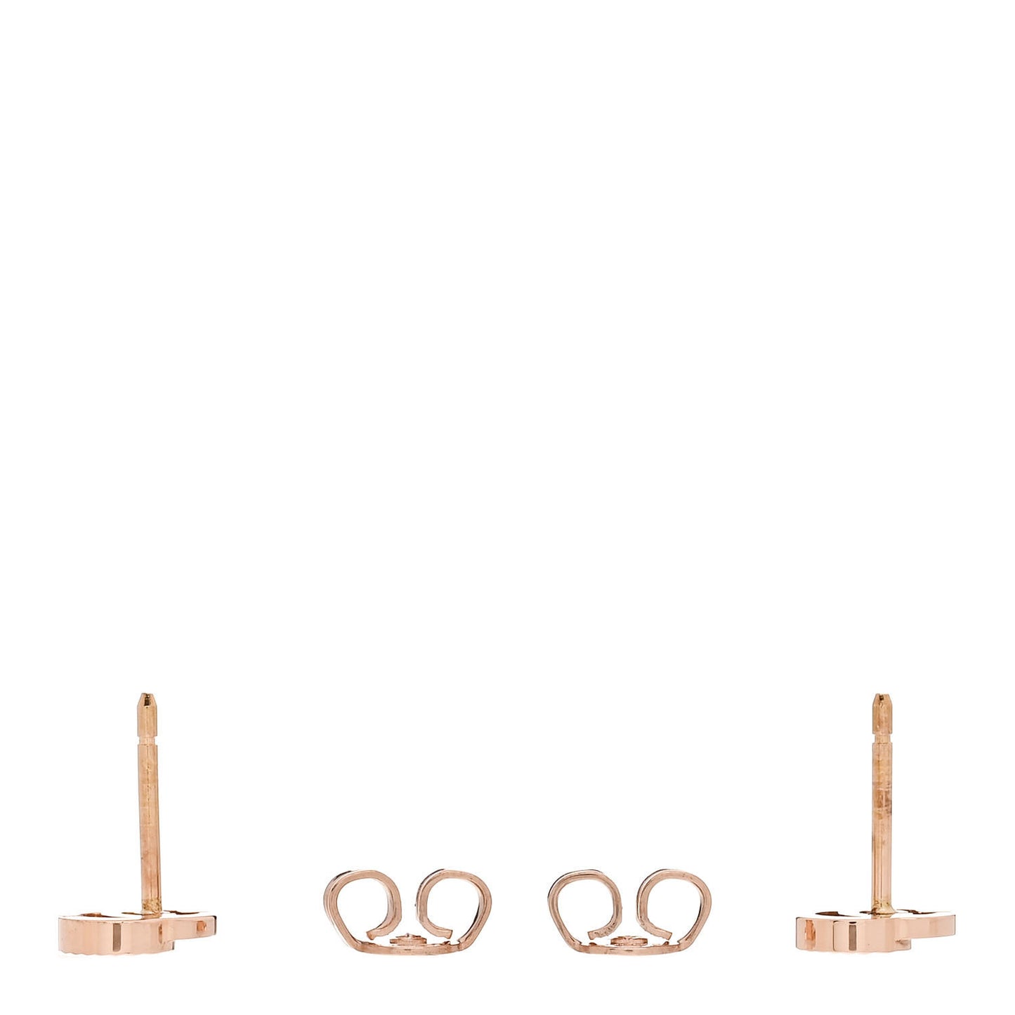 18K Rose Gold Mini Running GG Stud Earrings