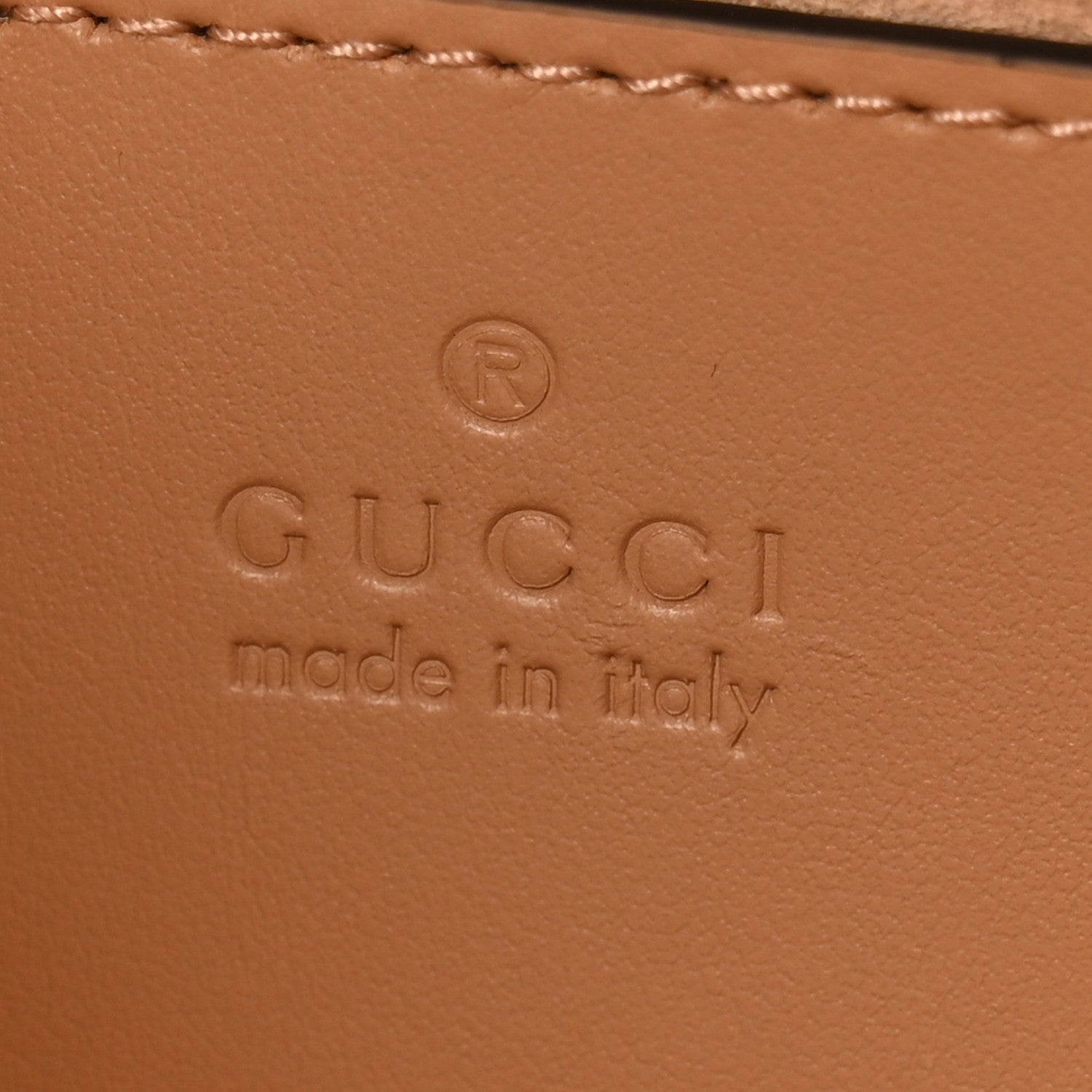 Gucci Calfskin Matelasse Aria Small GG Marmont Chain Shoulder Bag Camelia 6 of 12