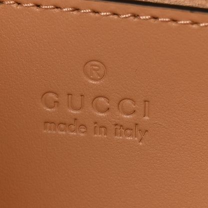 Gucci Calfskin Matelasse Aria Small GG Marmont Chain Shoulder Bag Camelia 6 of 12