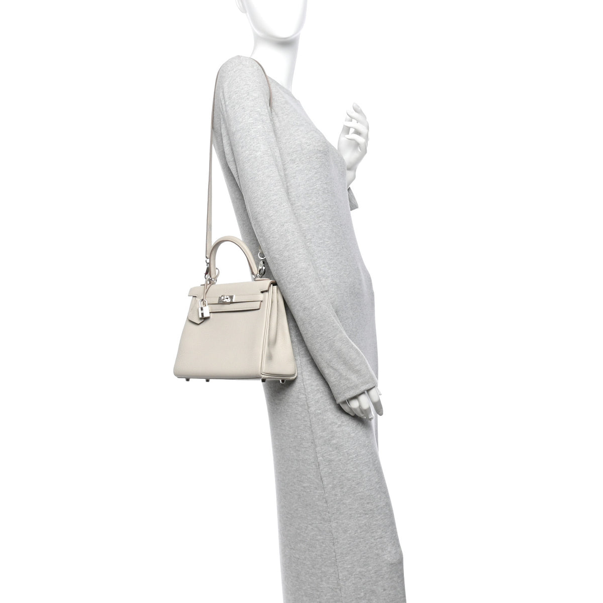 Hermes Togo Kelly Retourne 25 Beton 2 of 13