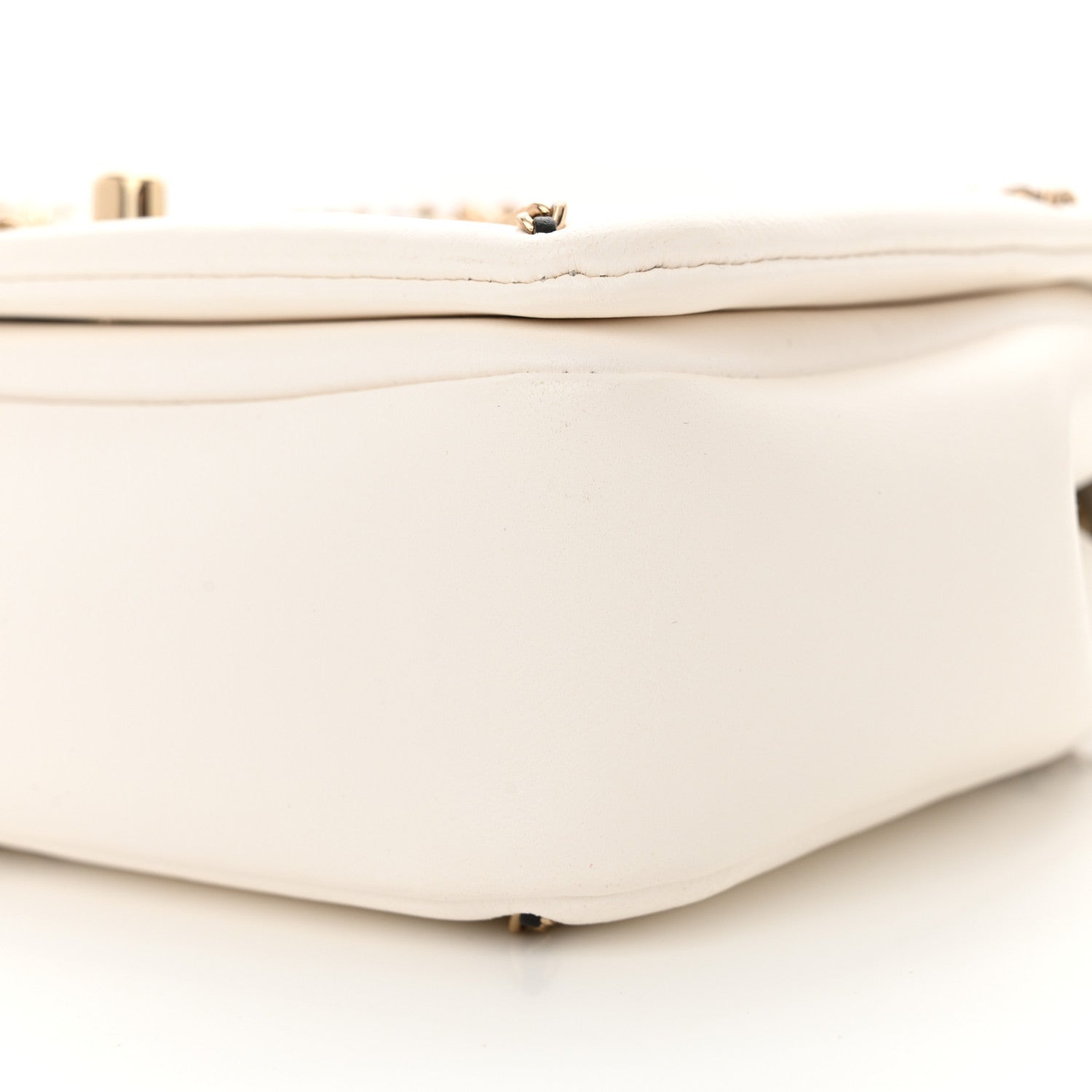 Chanel Lambskin Small Entwined Chain Flap White 10 of 11