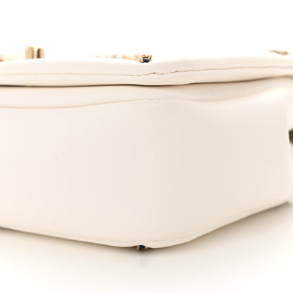 Chanel Lambskin Small Entwined Chain Flap White 10 of 11