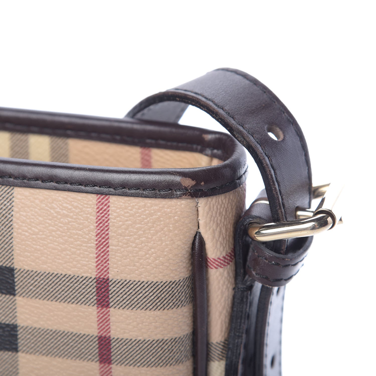 Burberry Haymarket Check Ganton Satchel 15 of 17