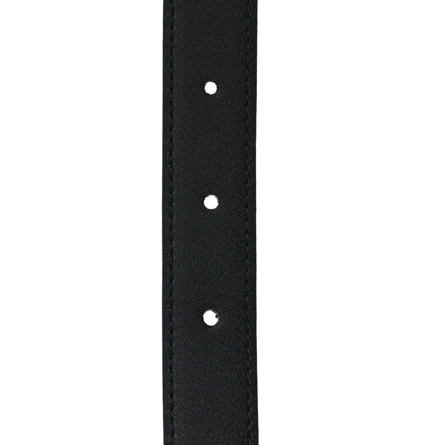 Gucci Moon Calfskin Crystal Square G Madelyn 20mm Belt 85 34 Black 3 of 5