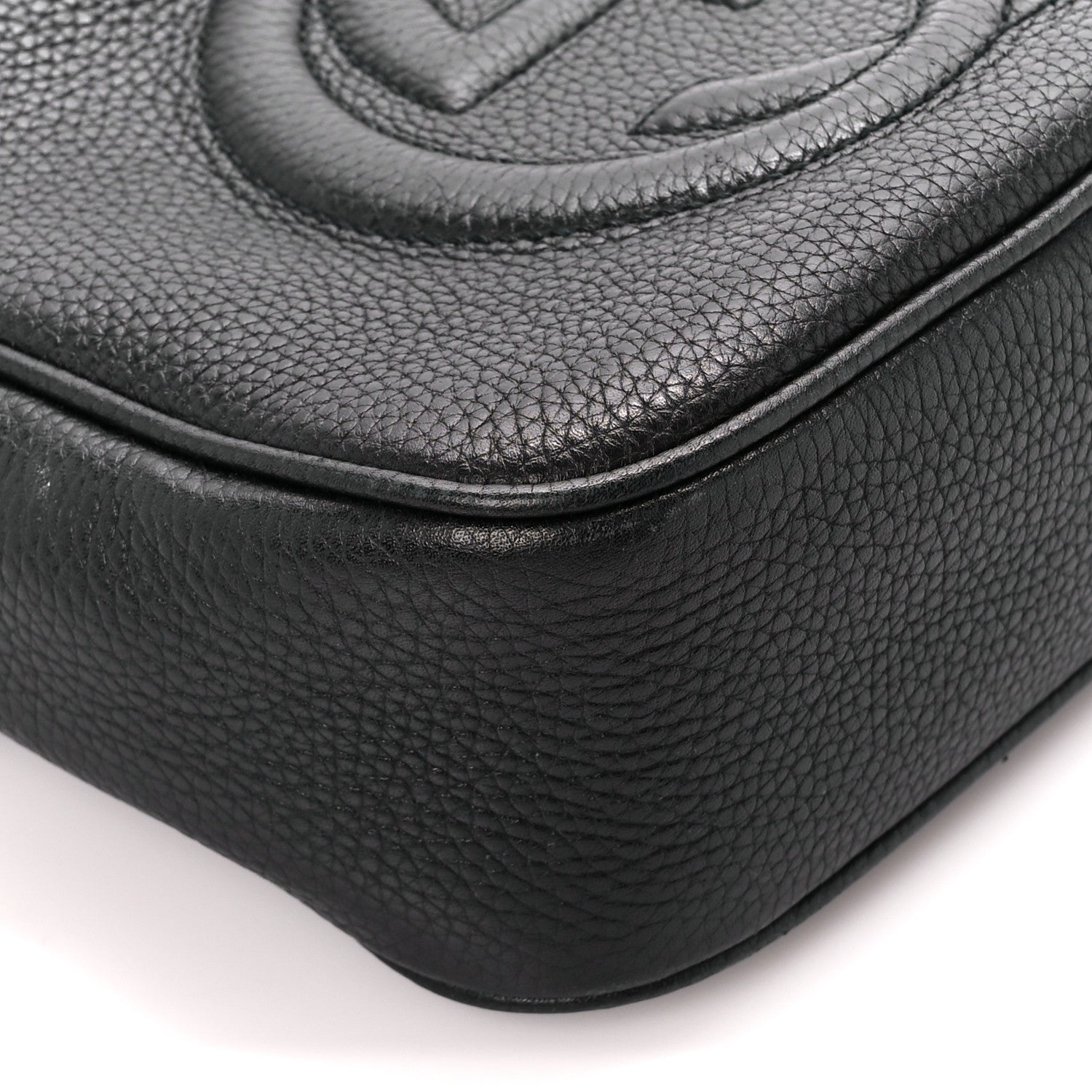 Gucci Pebbled Calfskin Small Soho Disco Bag Black 10 of 11