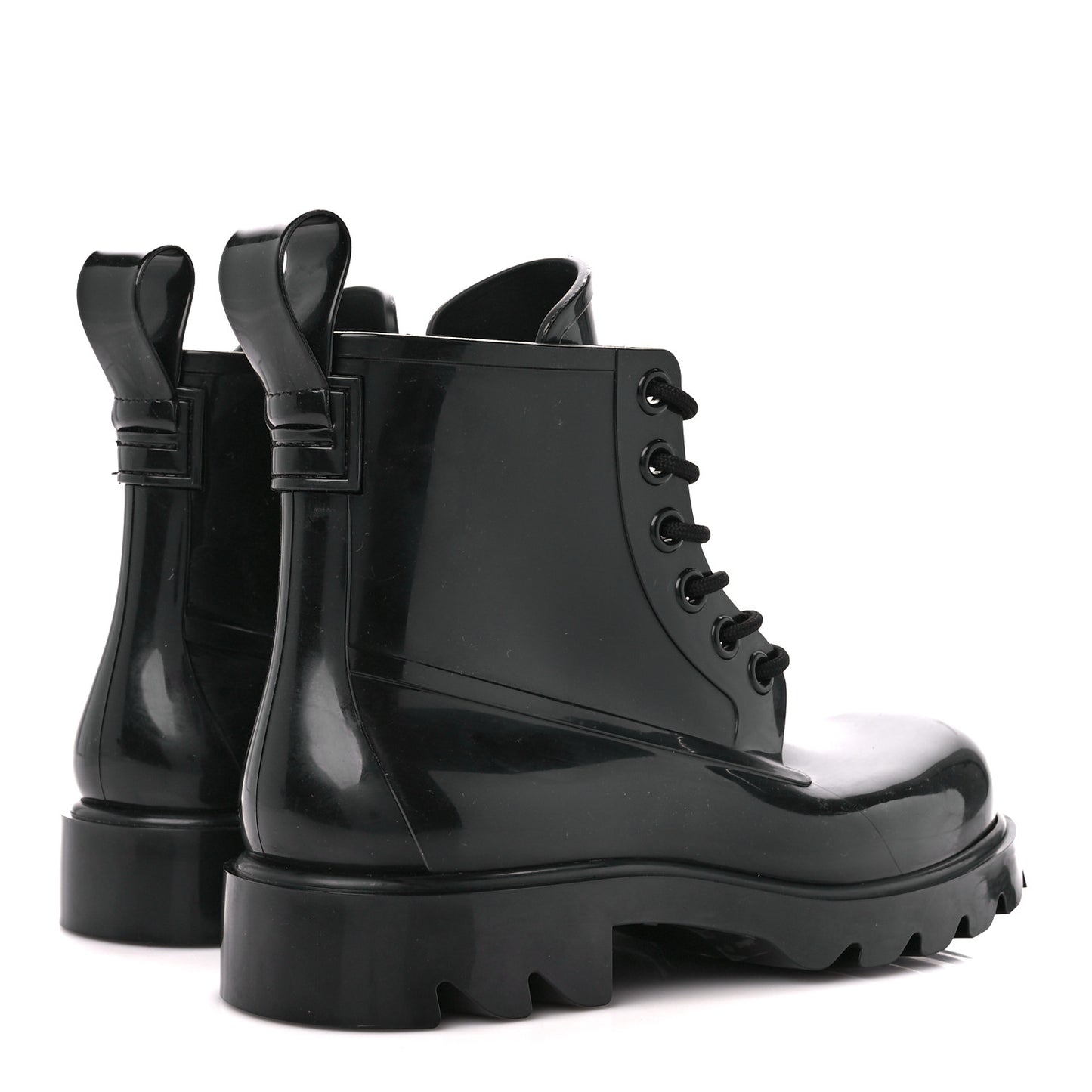 Rubber Stride Ankle Boots 39 Black