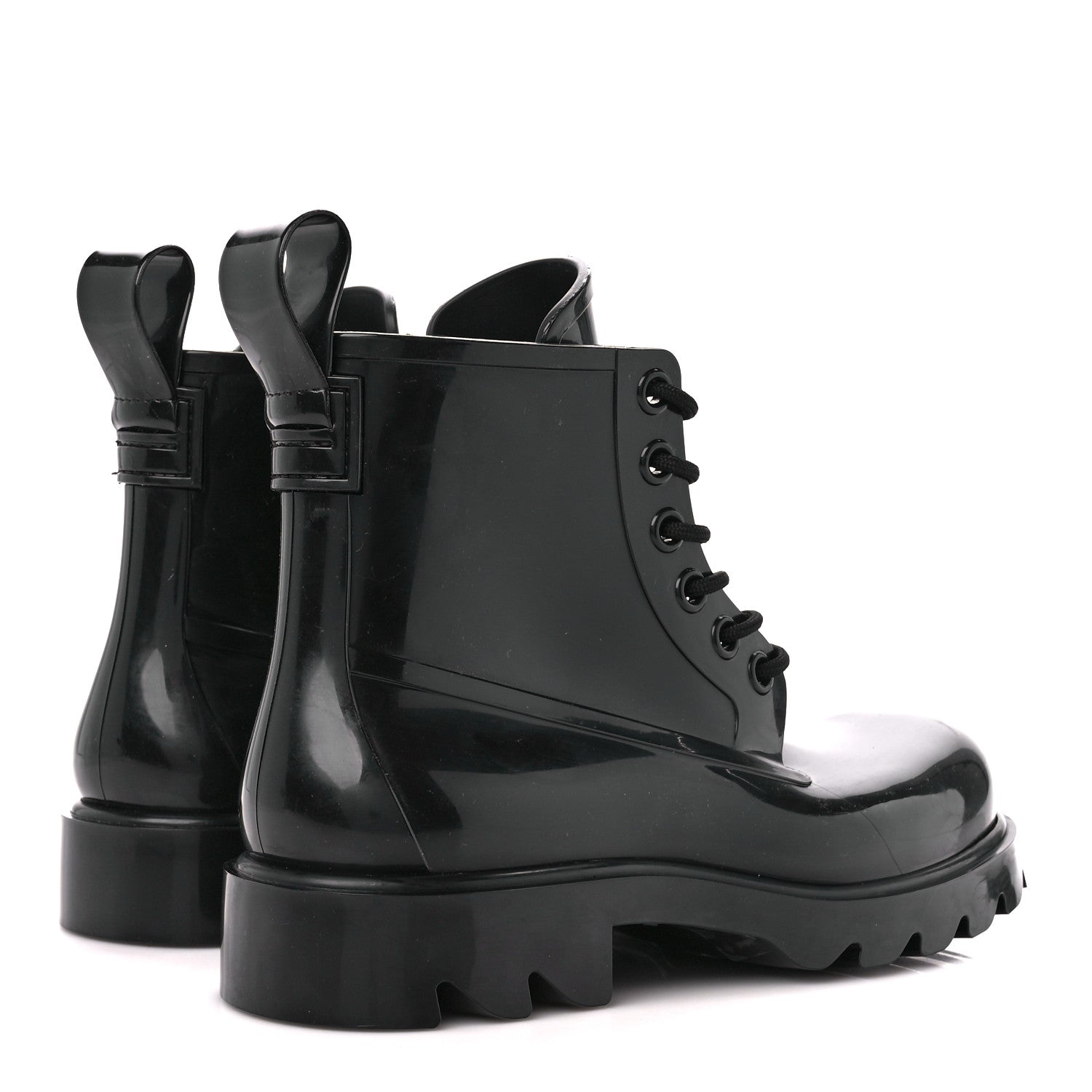 Bottega Veneta Rubber Stride Ankle Boots 39 Black 4 of 7