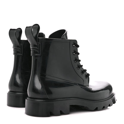 Bottega Veneta Rubber Stride Ankle Boots 39 Black 4 of 7
