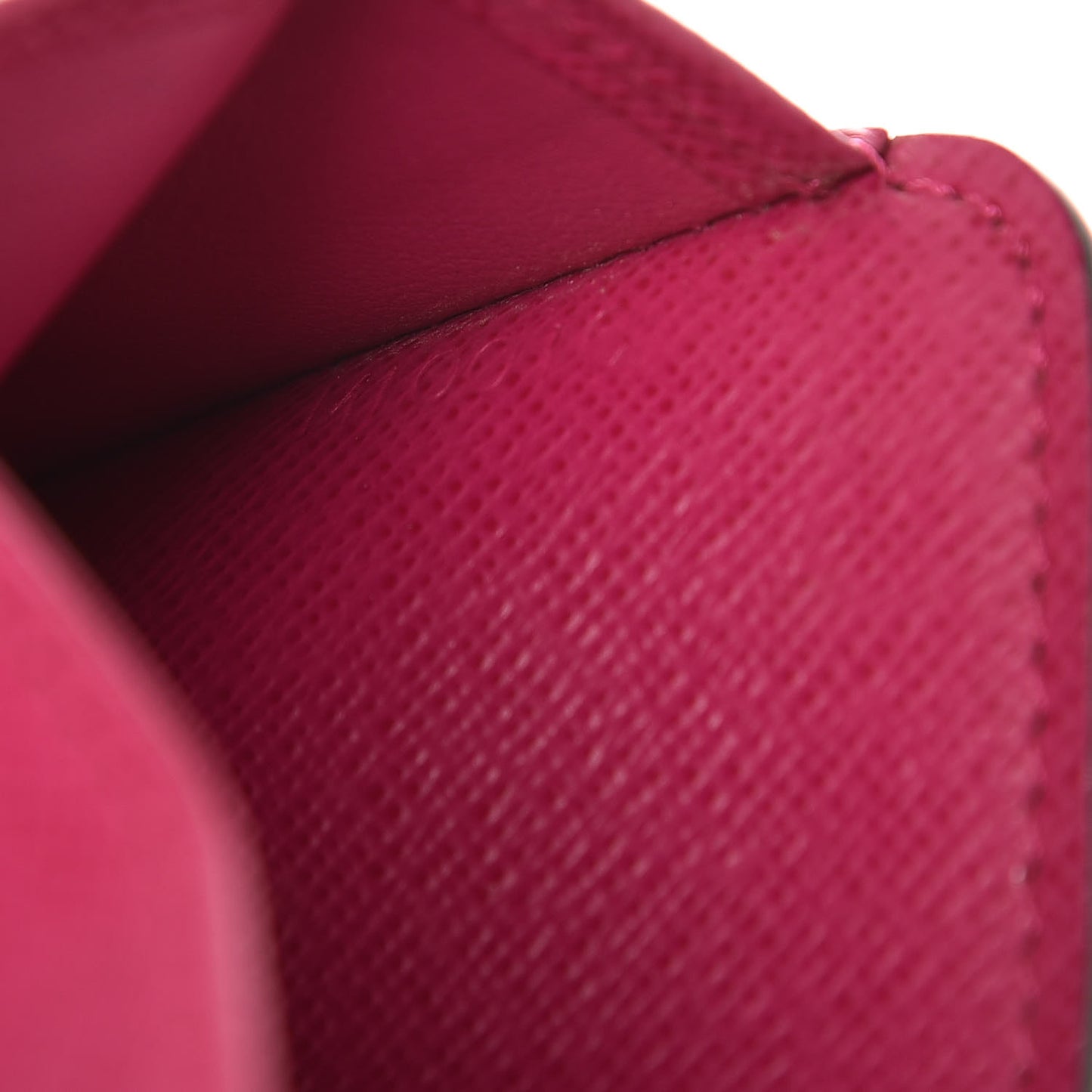 Monogram Perforated Compact Zipped Wallet Fuchsia
