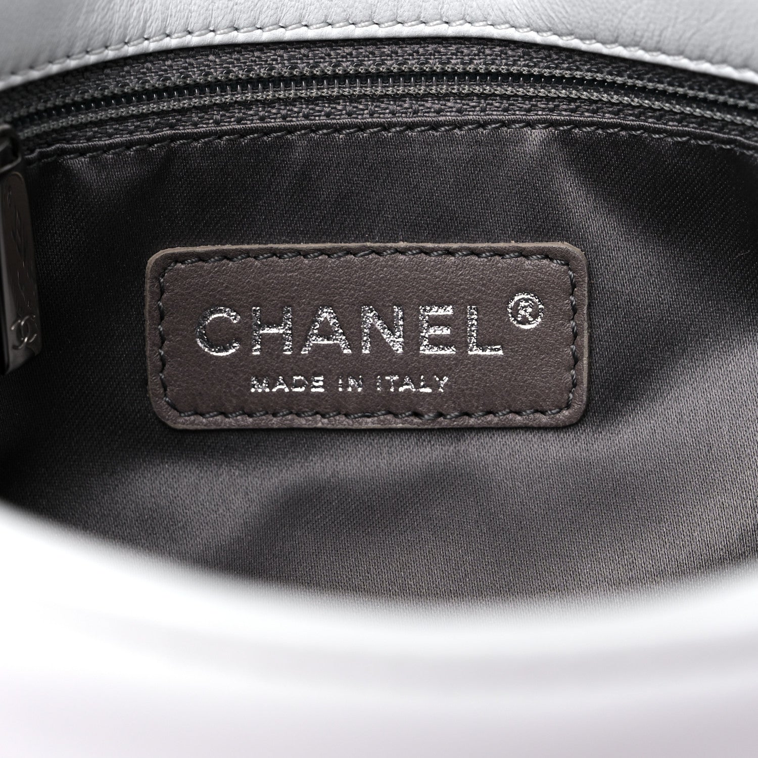 Chanel Lambskin Quilted Chain Mail Shoulder Bag White 7 of 12