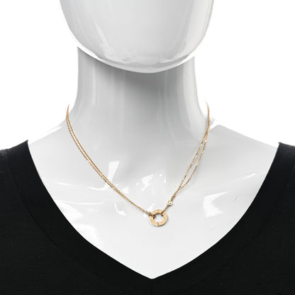 Cartier 18K Yellow Gold 2 Diamond LOVE Necklace 2 of 5