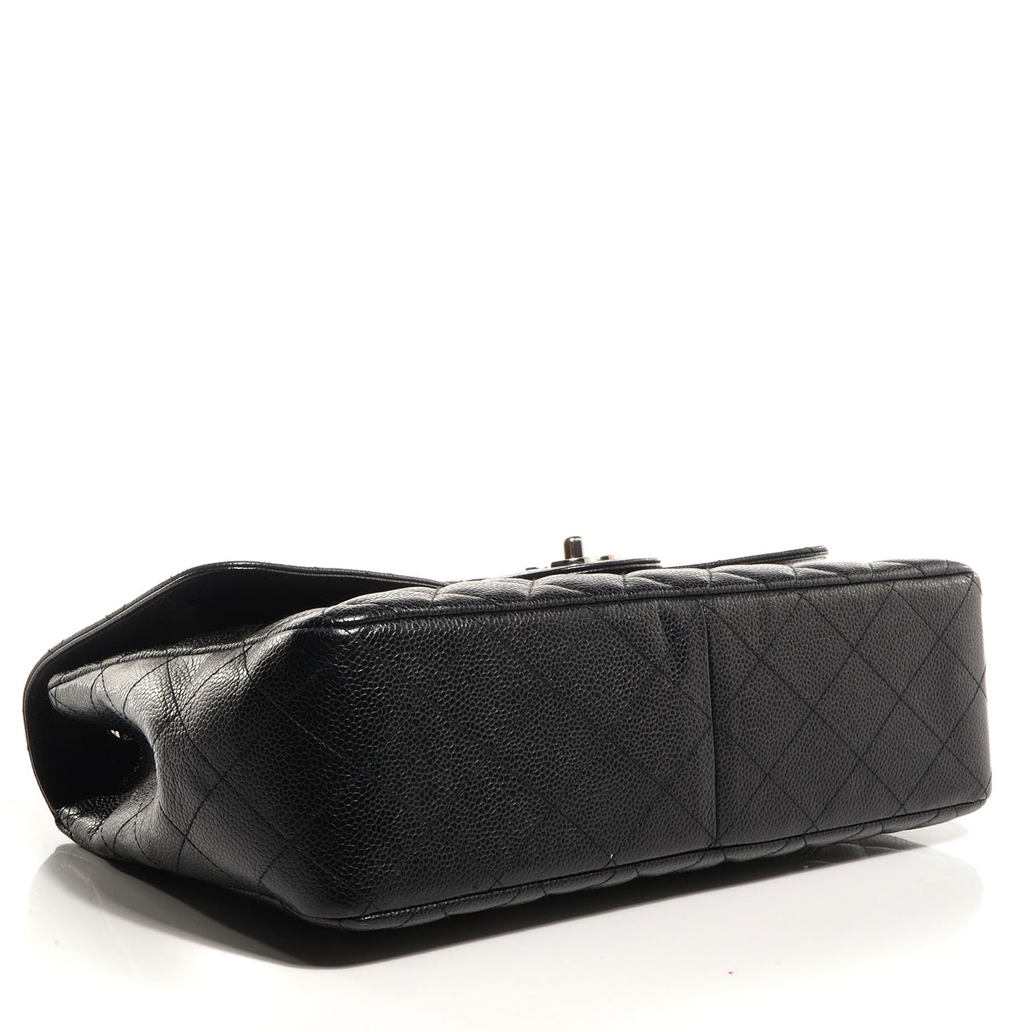 Caviar Jumbo Single Flap Black