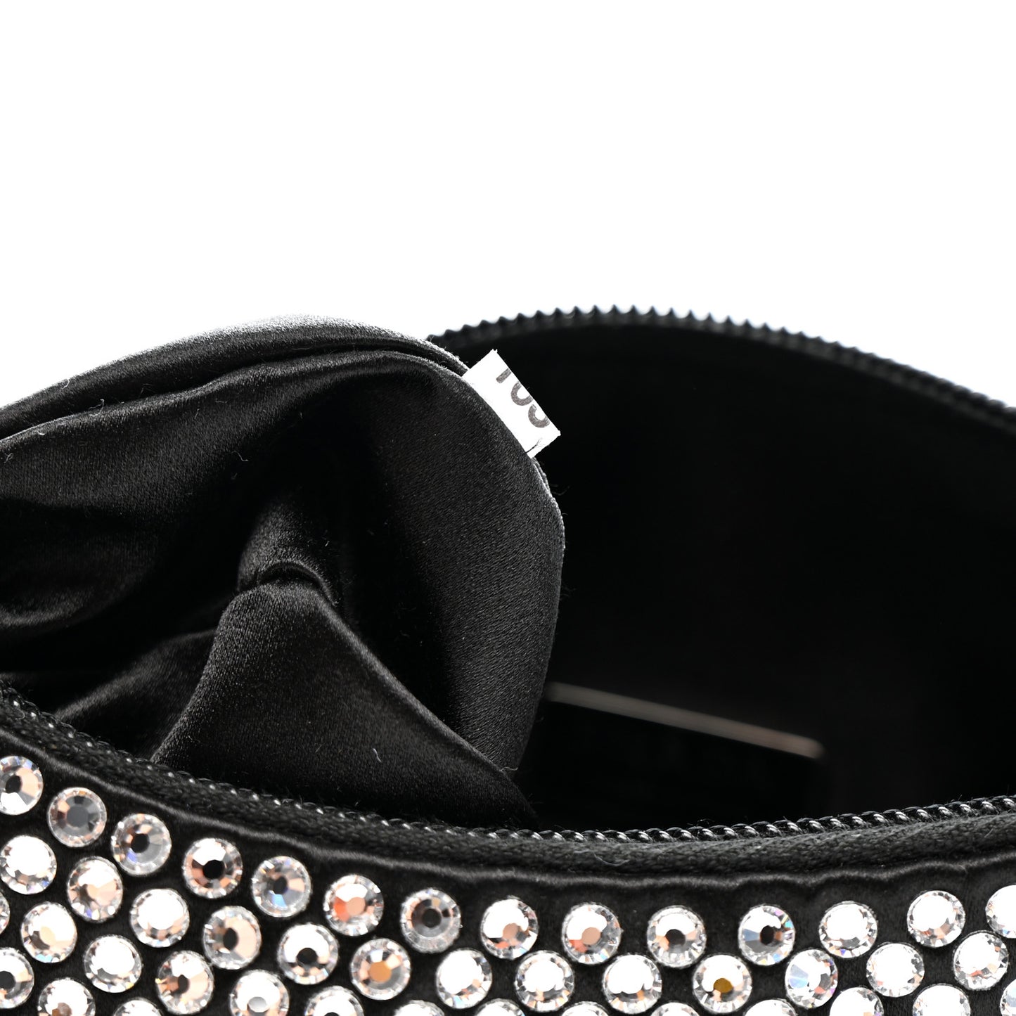 Satin Crystal Mini Re-Edition 2000 Bag Cristal