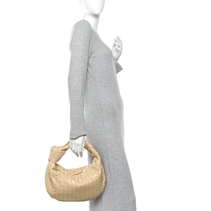 Bottega Veneta Nappa Intrecciato Teen Jodie Hobo Porridge 2 of 10
