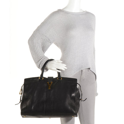 Saint Laurent Sheepskin Large Cabas ChYc Black 2 of 9
