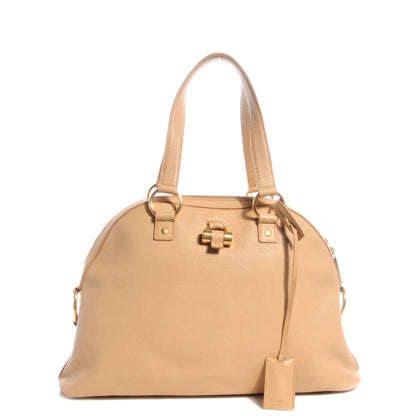 Saint Laurent Leather Large Muse Nude 1 of 8