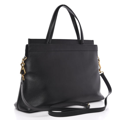 Gucci Lambskin Medium Linea Matisse Top Handle Bag Black 3 of 12