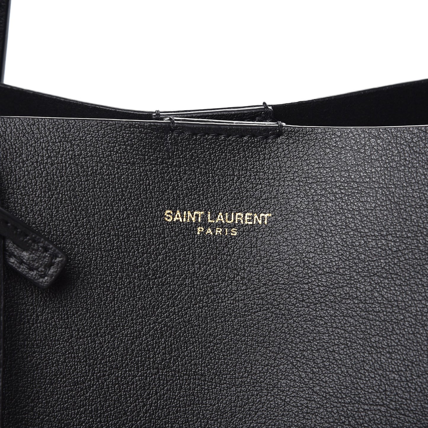 Calfskin Large Shopping Tote Black