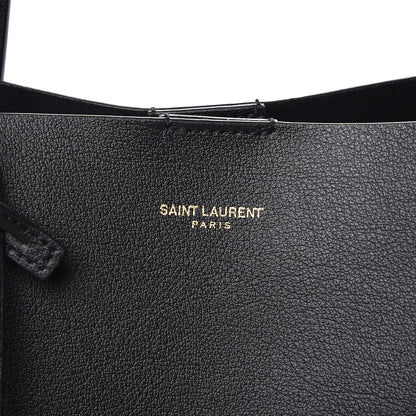 Saint Laurent Calfskin Large Shopping Tote Black 8 of 9