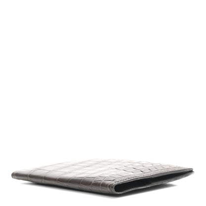 Bottega Veneta Crocodile Passport Case Brown 4 of 6