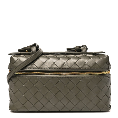 Bottega Veneta Calfskin Intrecciato Bang Bang Vanity Case Cypress 1 of 9