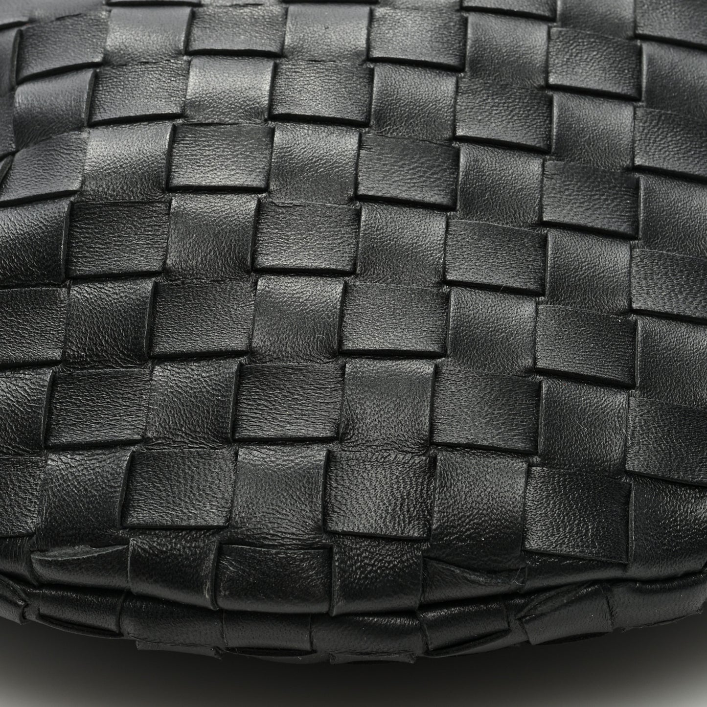 Nappa Intrecciato Sardine With Chain Bag Black
