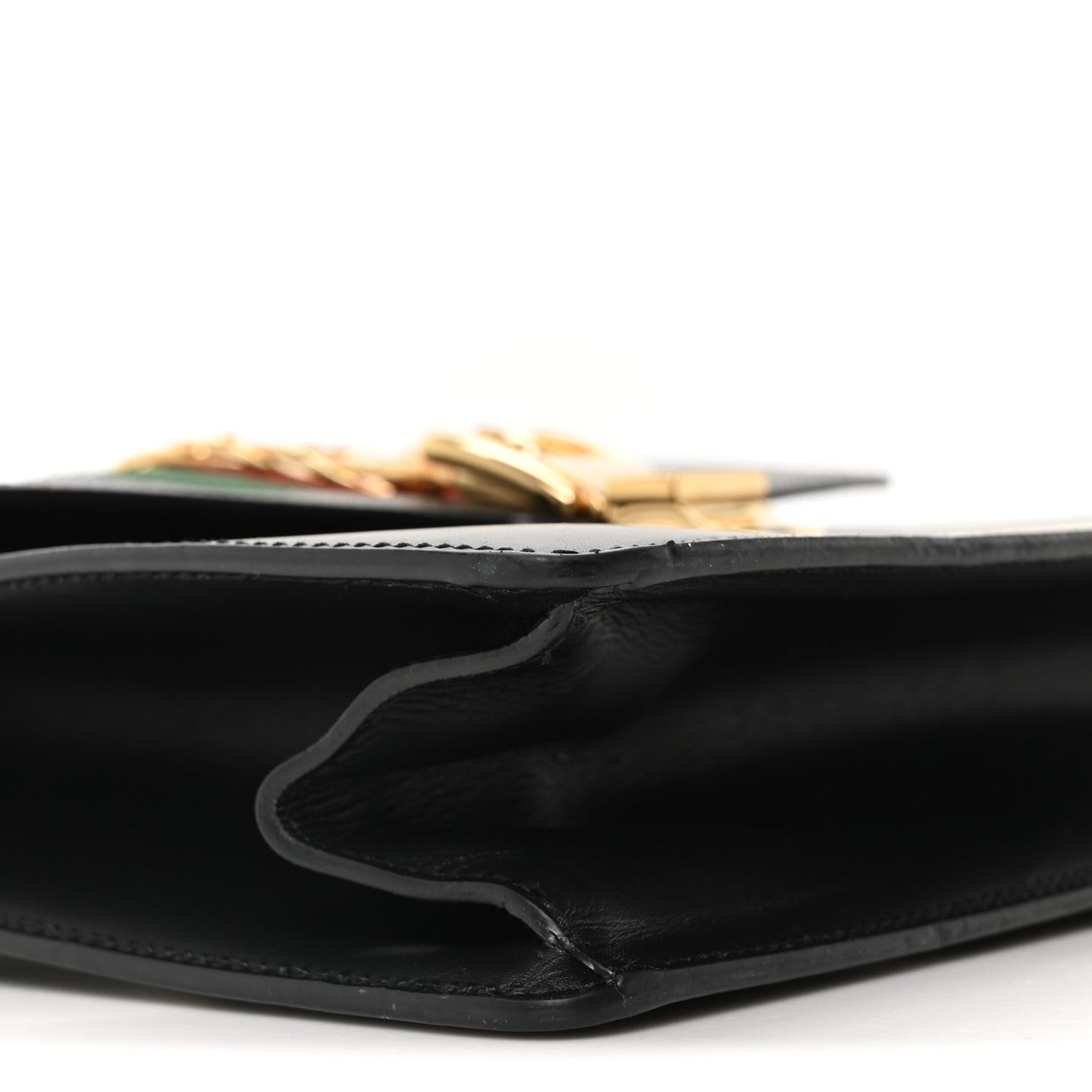 Calfskin Medium Sylvie Top Handle Bag Black