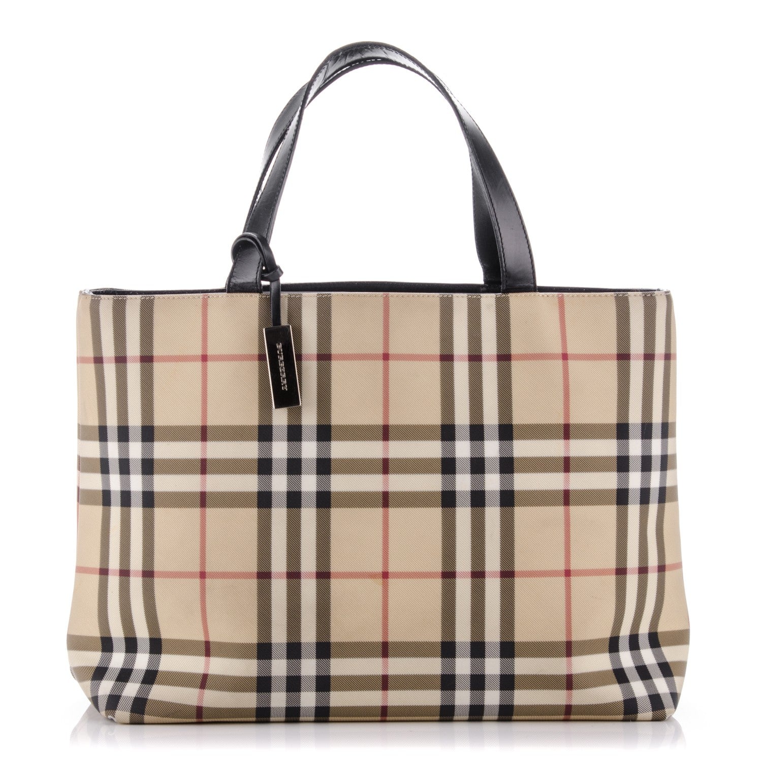 Burberry House Check Medium Tote Black 1 of 7