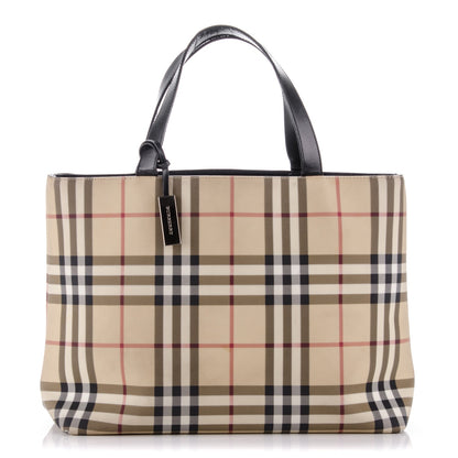 Burberry House Check Medium Tote Black 1 of 7