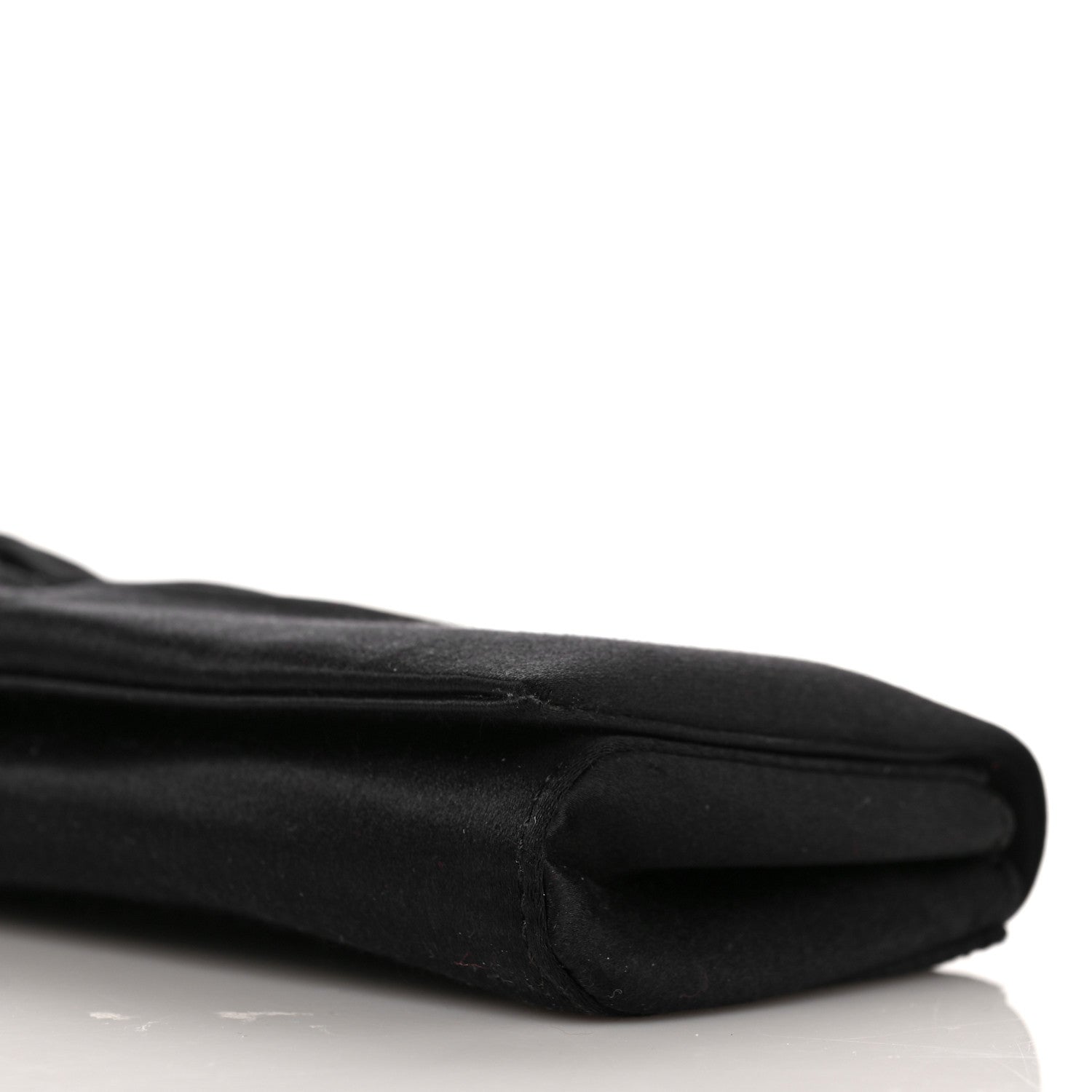 Christian Louboutin Satin Bow Clutch Black 8 of 8