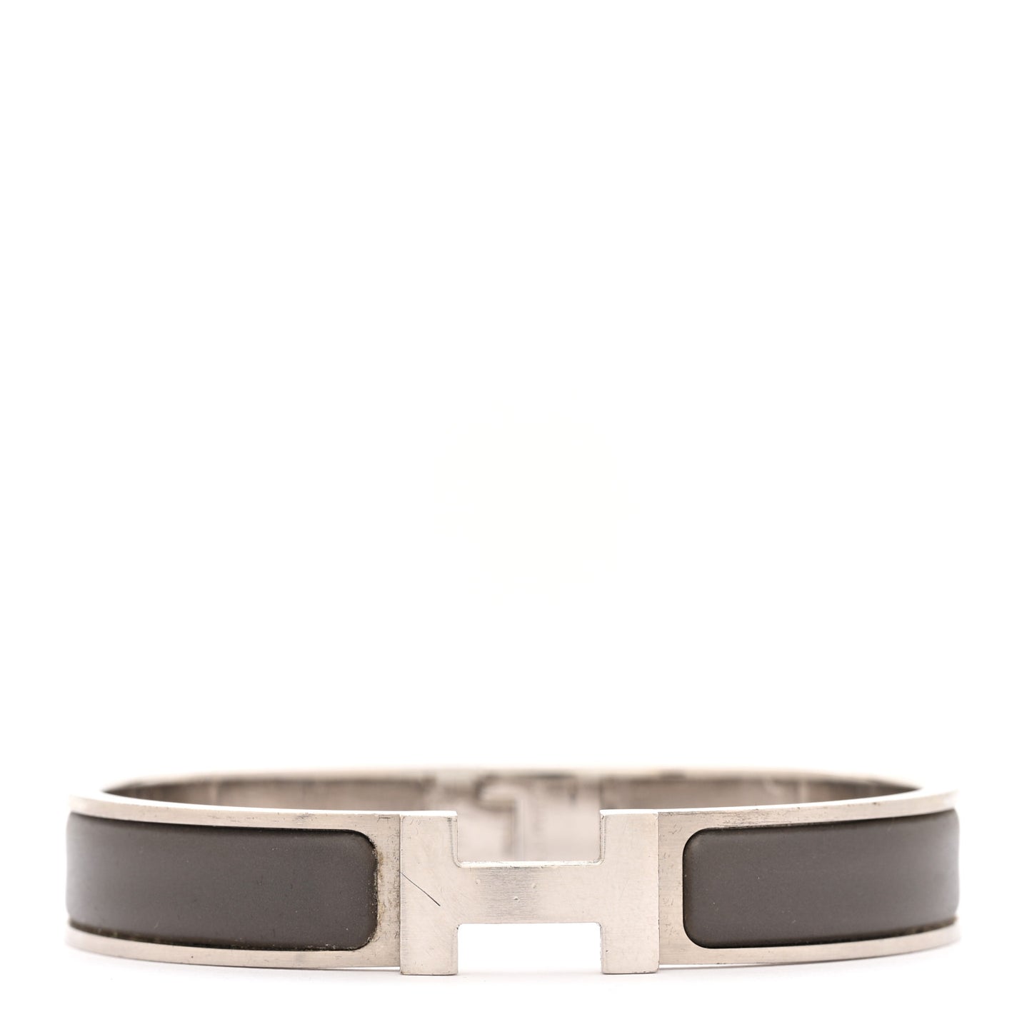 Matte Enamel Narrow Clic Clac HH Bracelet T4 Etain