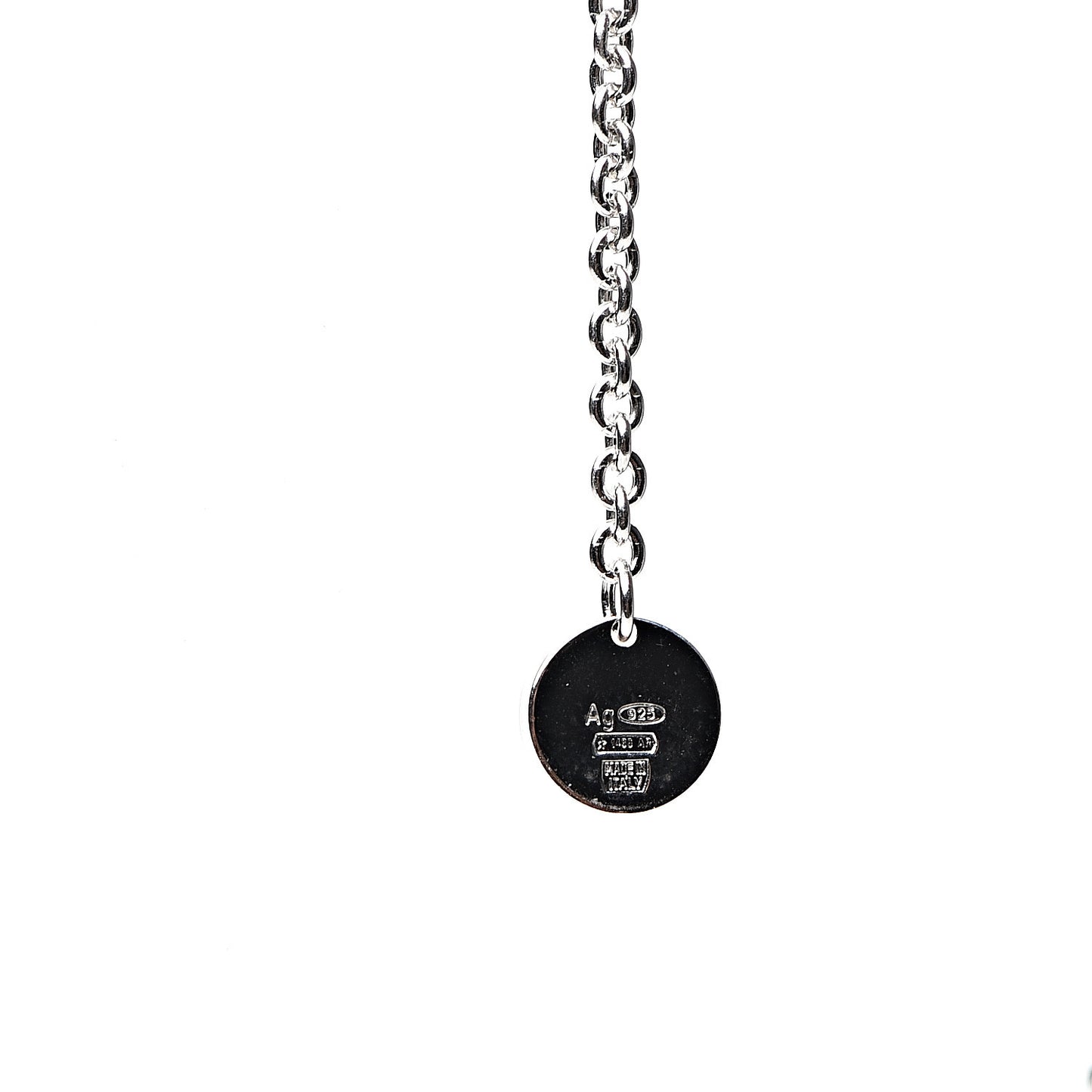 Sterling Silver Ceramic Save The Children Pendant Necklace