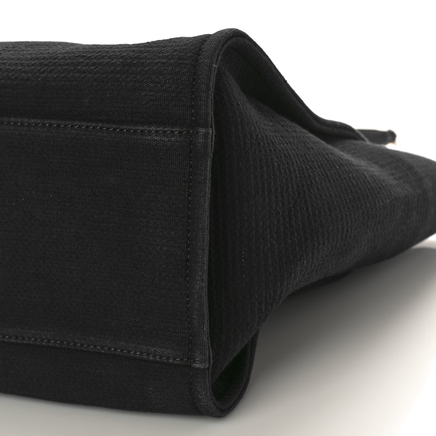 Mixed Fibers Large Deauville Tote Black