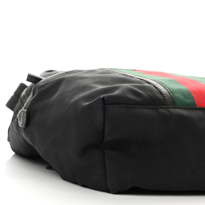 Gucci Techno Canvas Web Parana Backpack Black 9 of 13