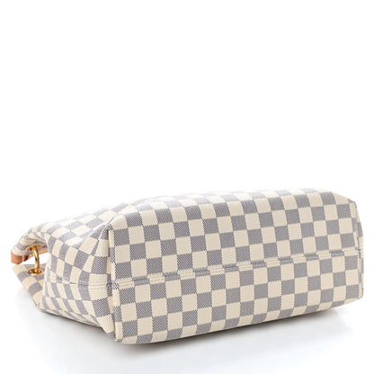 Louis Vuitton Damier Azur Graceful PM Rose Ballerine 4 of 10