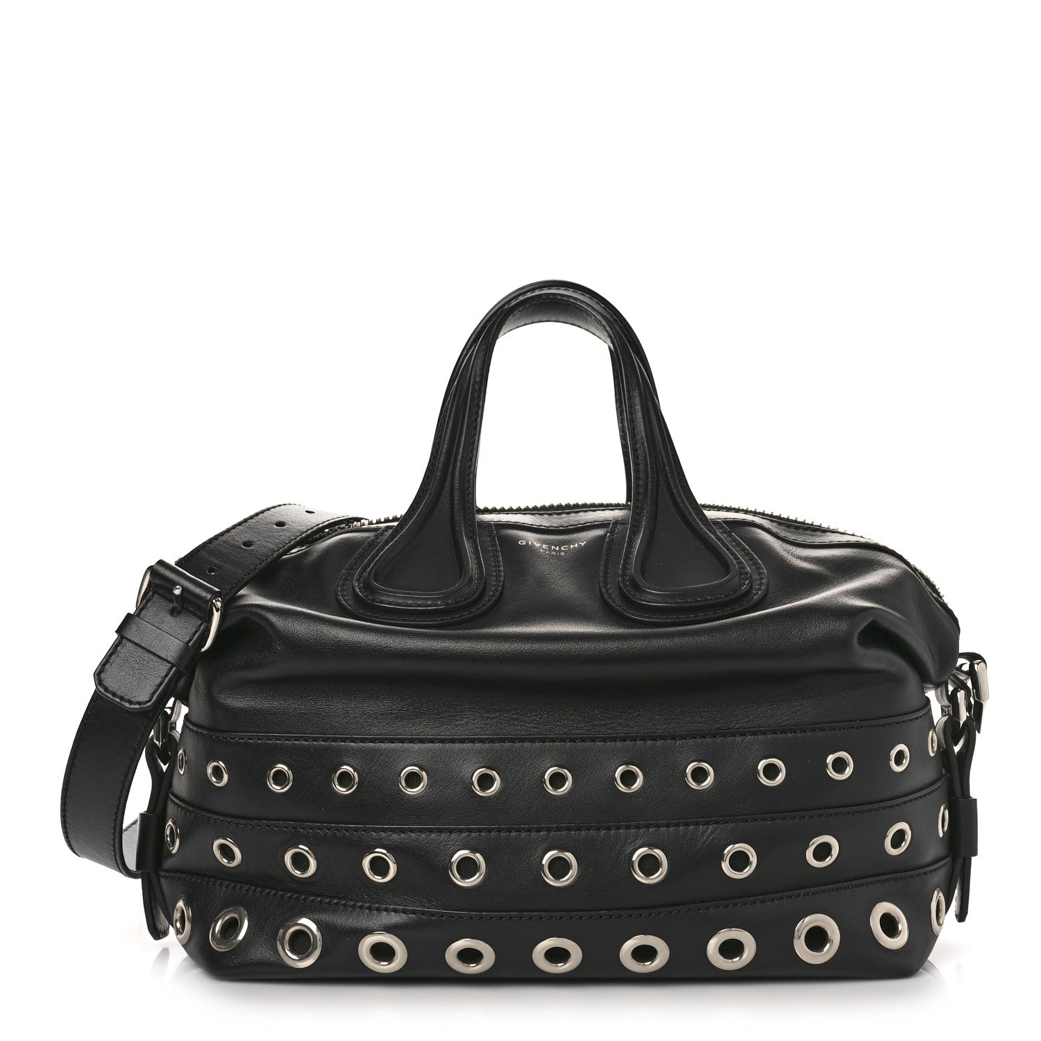 Givenchy Calfskin Grommet Small Nightingale Black 1 of 8