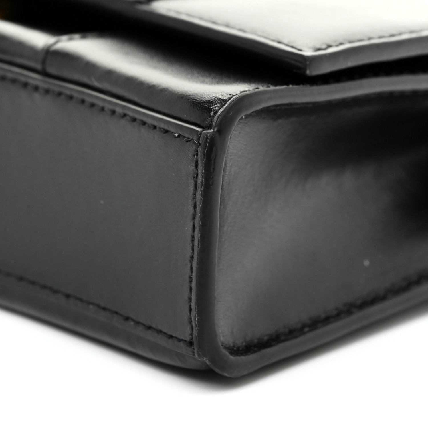 Balenciaga Shiny Box Calfskin Hourglass Chain Bag Black 9 of 21
