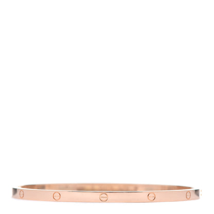 Cartier 18K Pink Gold Small LOVE Bracelet 19 1 of 7