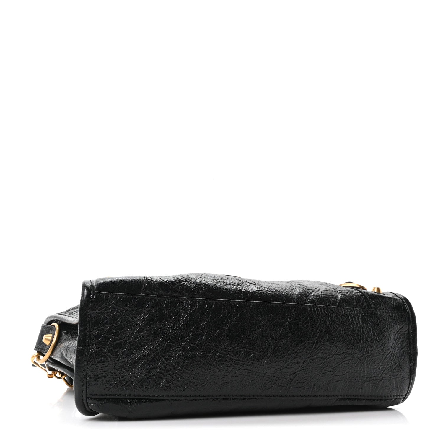 Balenciaga Agneau Arena Gold Hardware Small Le City Black 4 of 10