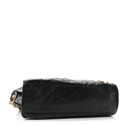 Balenciaga Agneau Arena Gold Hardware Small Le City Black 4 of 10