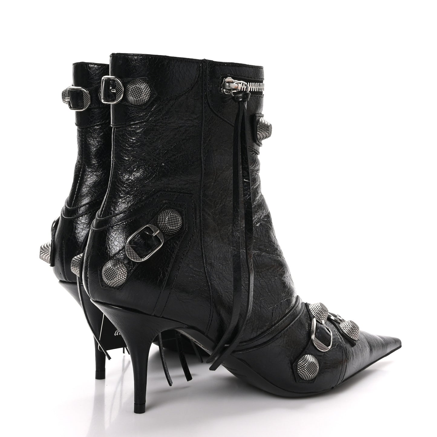 Agneau Arena Cagole 70mm Ankle Boots 39.5 Black