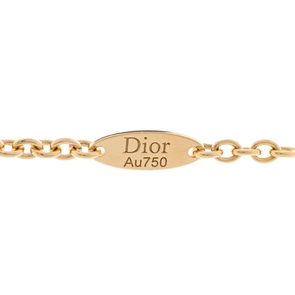 Christian Dior 18K Yellow White Gold Diamond Black Onyx Mother of Pearl Rose Celeste Medallion Pendant Necklace 6 of 7