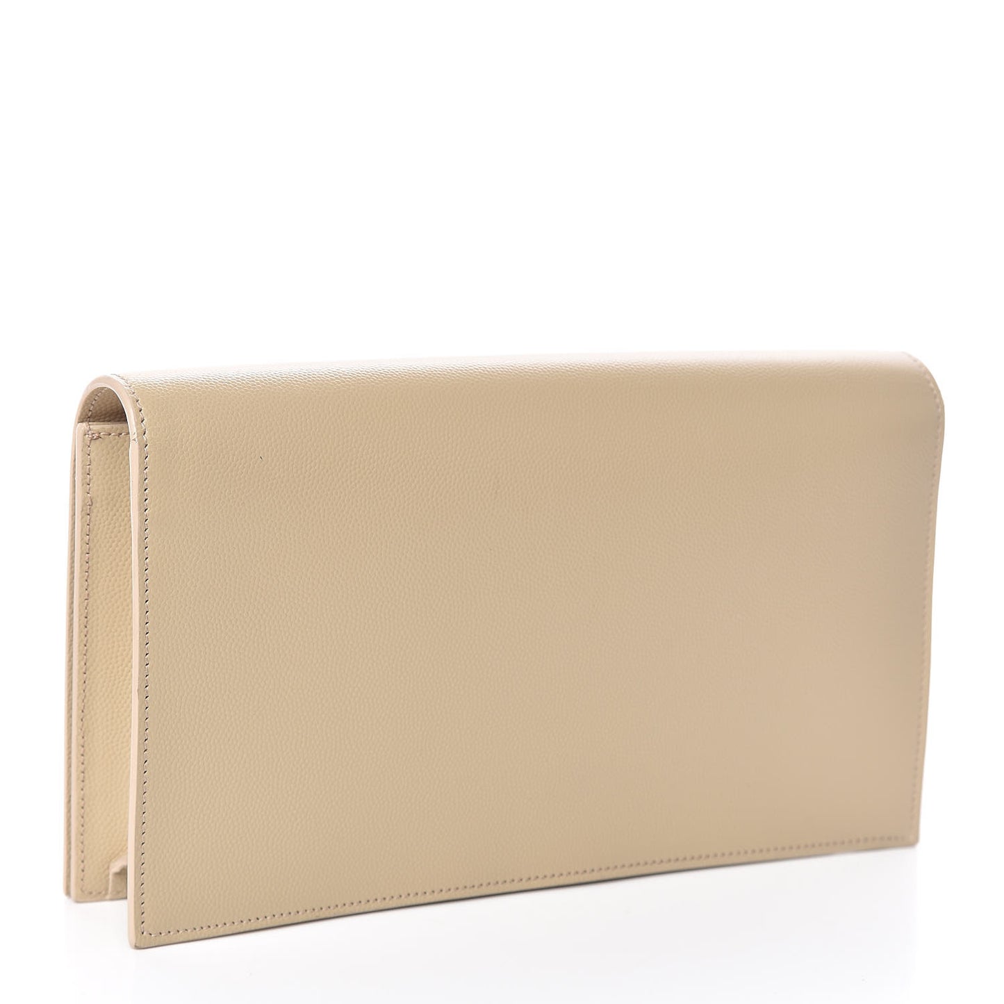 Grain De Poudre Classic Kate Monogram Clutch Nude Powder