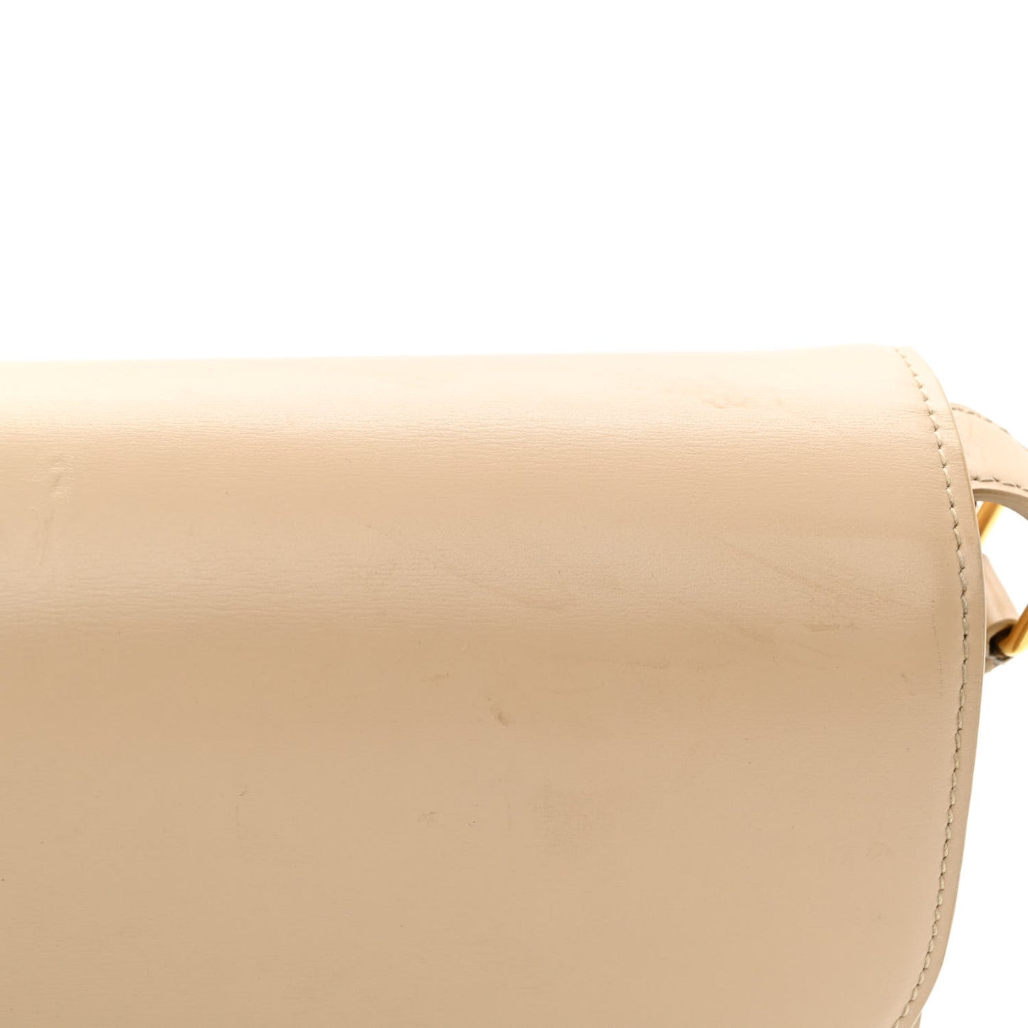 Shiny Calfskin Medium Triomphe Nude